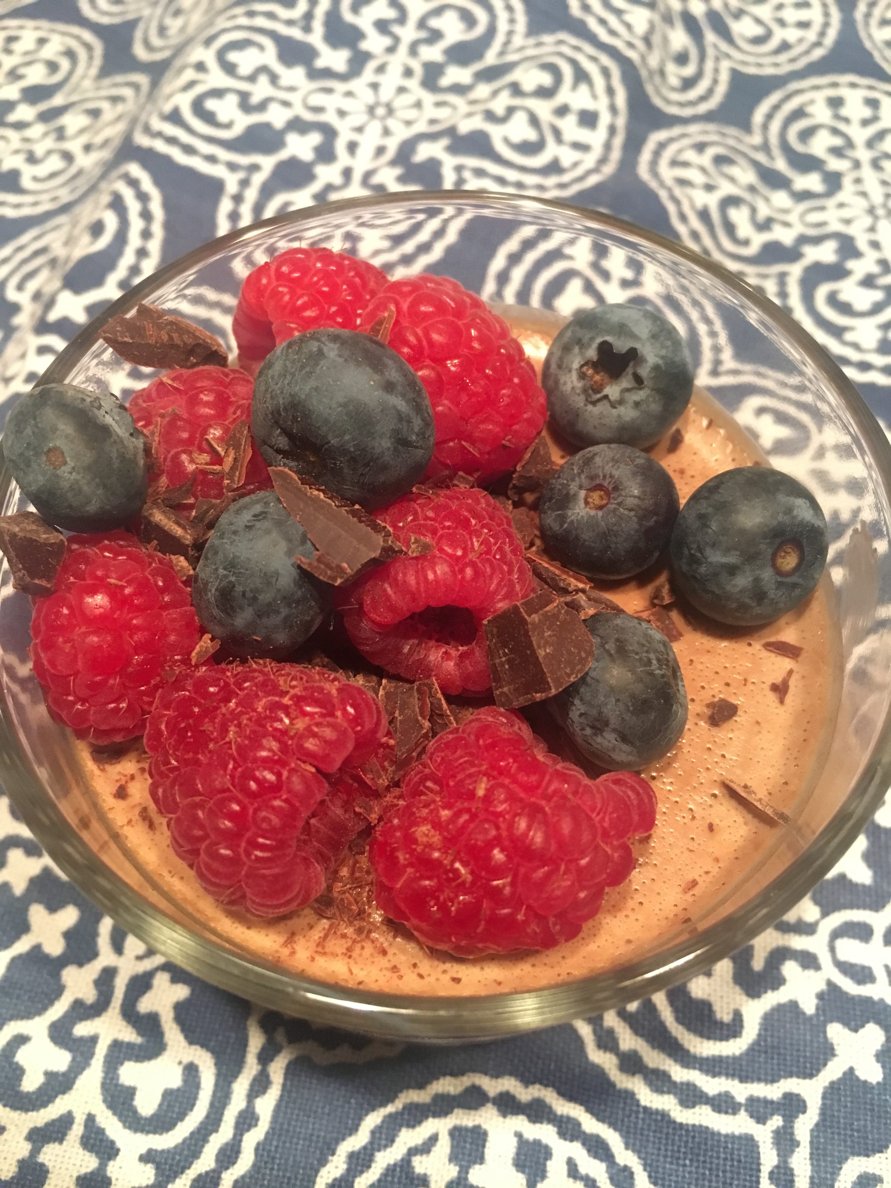Rå probiotisk sjokolademousse