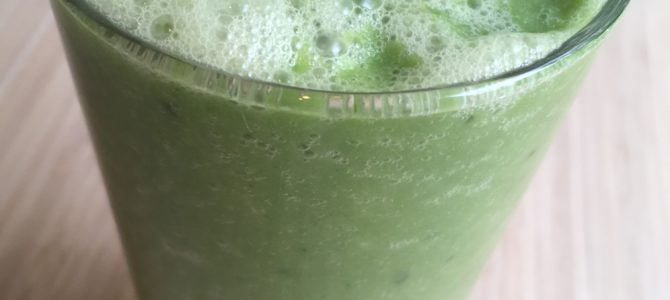Green morning smoothie